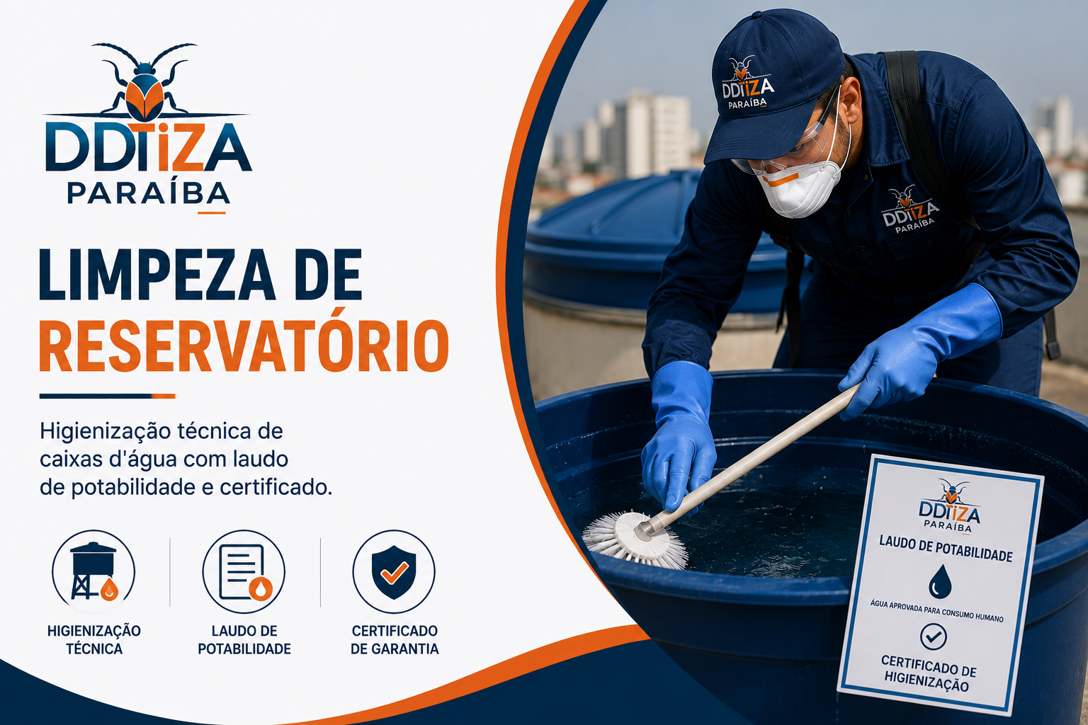 Limpeza de Reservatório